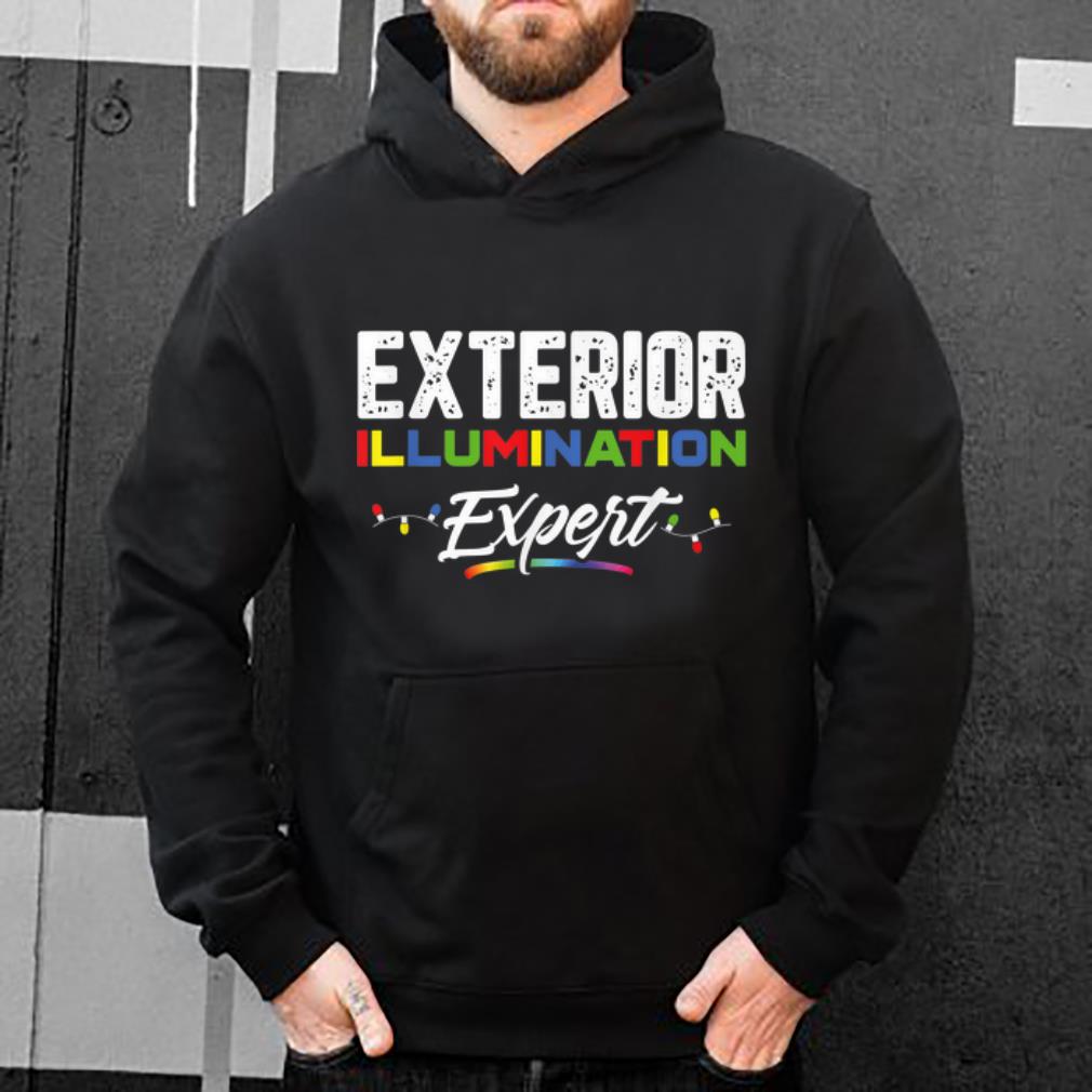 Original Exterior Illumination Expert Funny Christmas Lights sweater
