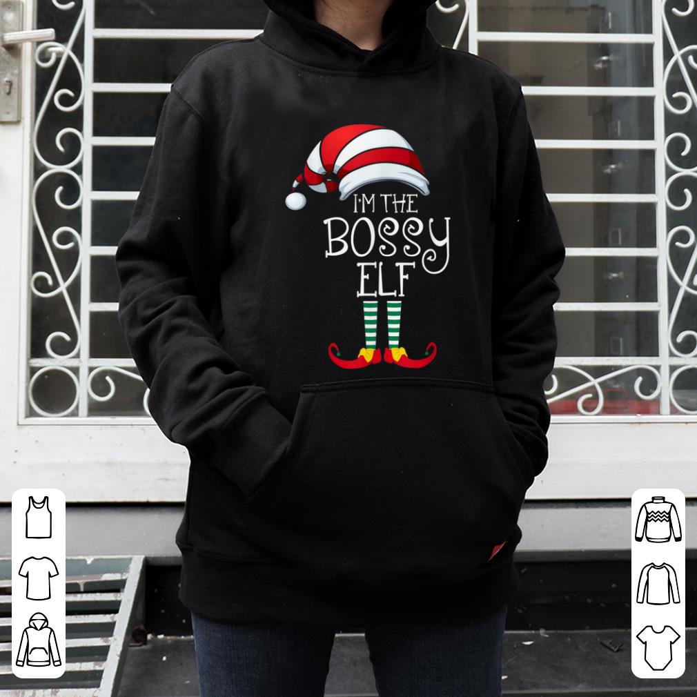 Original I'm The Bossy Elf Family Matching Christmas Gift Group shirt