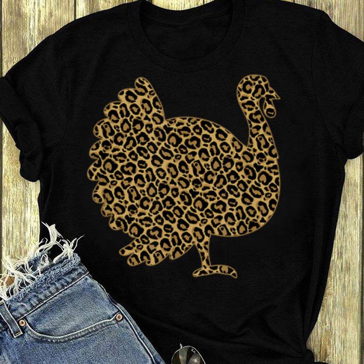 Original Leopard Print Turkey Thanksgiving Fall Autumn Gobble Gift shirt