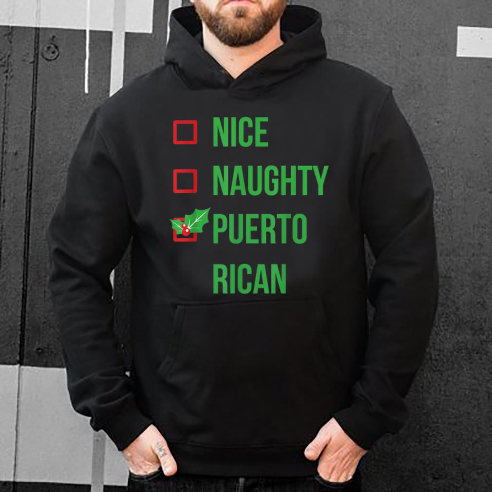 Original Nice Naughty Puerto Rican Funny Ugly Christmas sweater