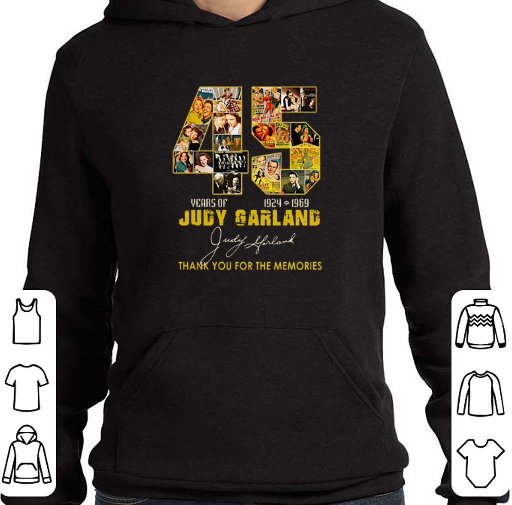 Premium 45 Years of Judy Garland 1924 1969 thank you for the memories shirt 6 Premium 45 Years of Judy Garland 1924 1969 thank you for the memories shirt