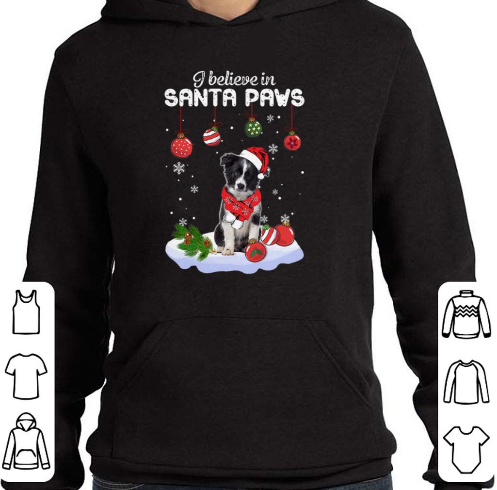 Premium Border Collie i believe in Santa paws Christmas shirt 6 Premium Border Collie i believe in Santa paws Christmas shirt