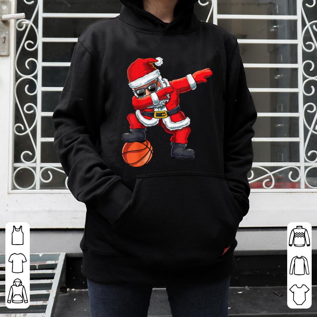 Premium Christmas Dabbing Santa Claus Basketball Player Xmas Gift shirt