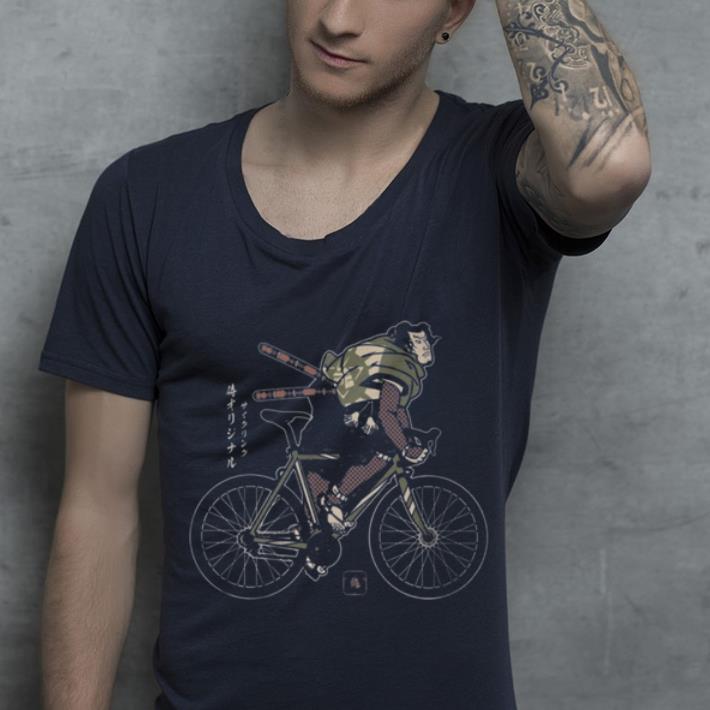 Premium Cycling Race Samurai For Christmas shirt