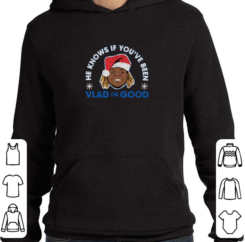 Premium He knows if you've been Vlad or Good Christmas shirt