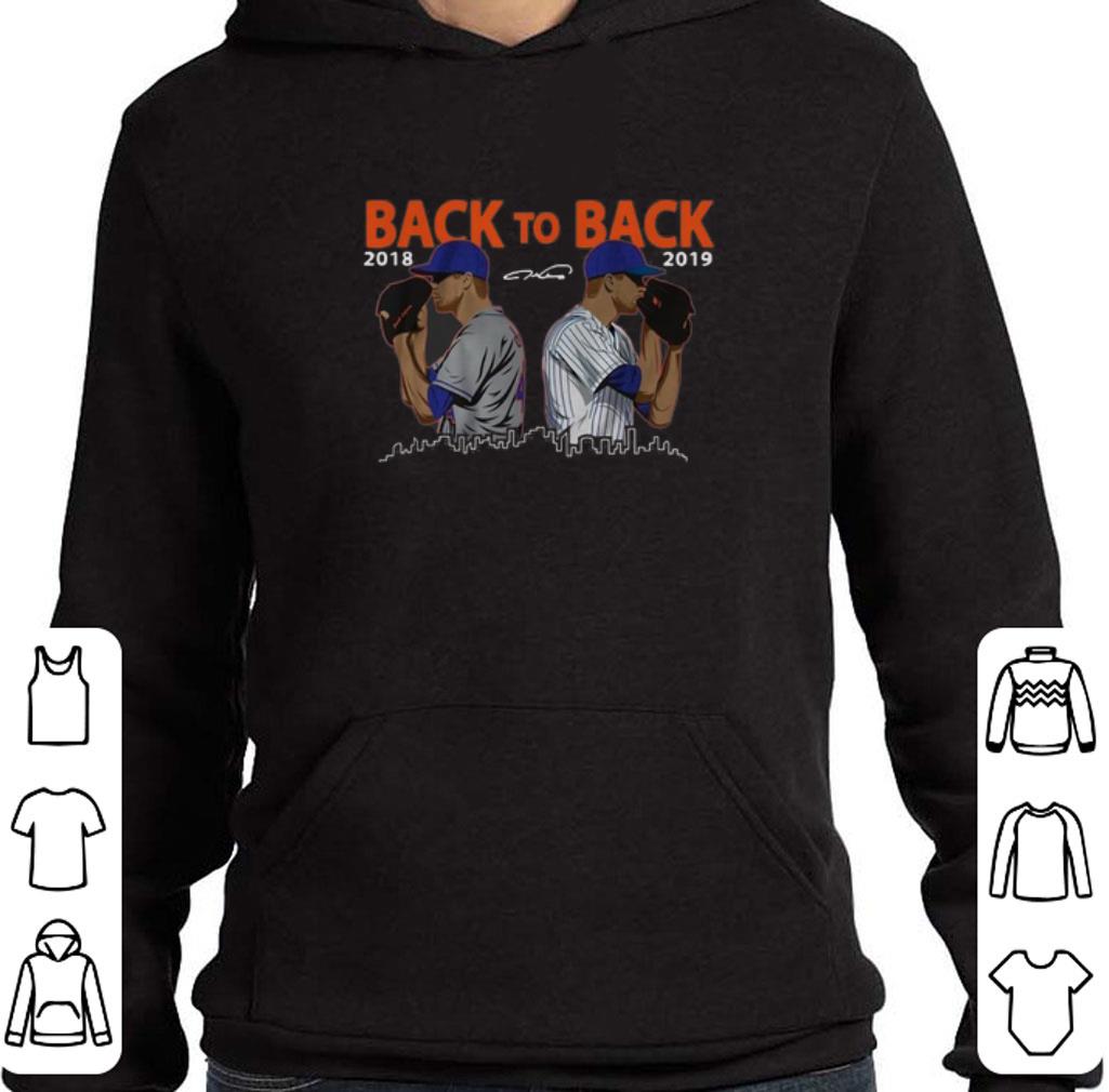 Premium Jacob deGrom New York Mets Back to Back signatures shirt 6 Premium Jacob deGrom New York Mets Back to Back signatures shirt