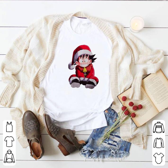 Premium Son Goku Santa Christmas shirt