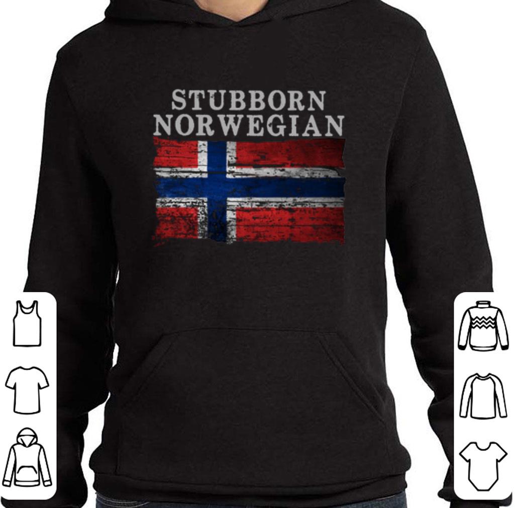 Premium Stubborn Norwegian Flag of Norway shirt