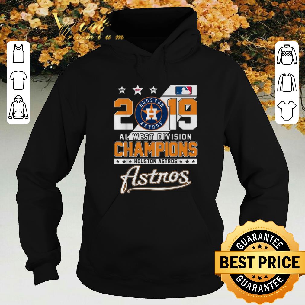 Pretty Houston Astros 2019 Al West Division Champions shirt