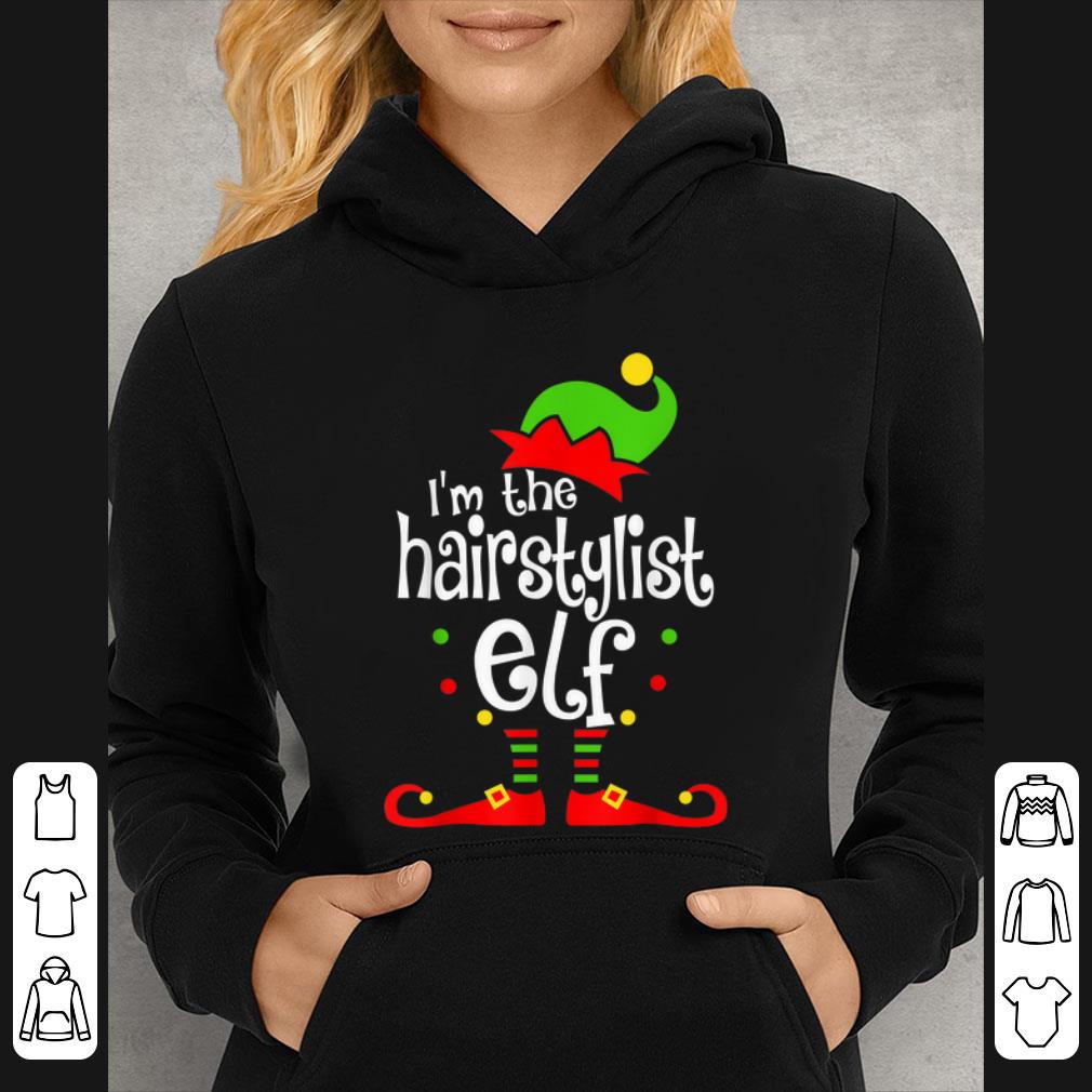 Pretty I'm The Hairstylist ELF Christmas Xmas Funny Matching Family shirt
