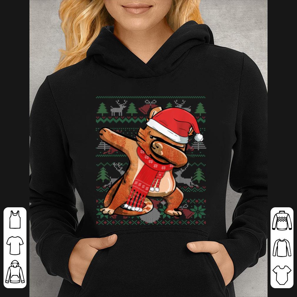 Pretty Ugly X-mas Sweater Dabbing Cat Christmas Costume Boy Girl shirt