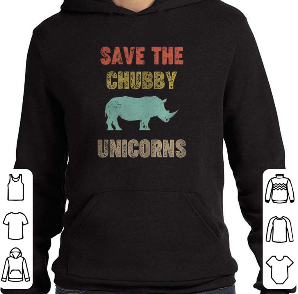 Rhino Save the chubby unicorns vintage shirt