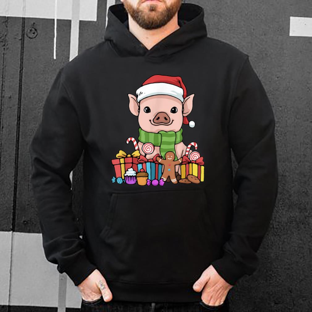 Top Christmas Pig Farm Animal Gifts Swine Snow Gingerbread shirt