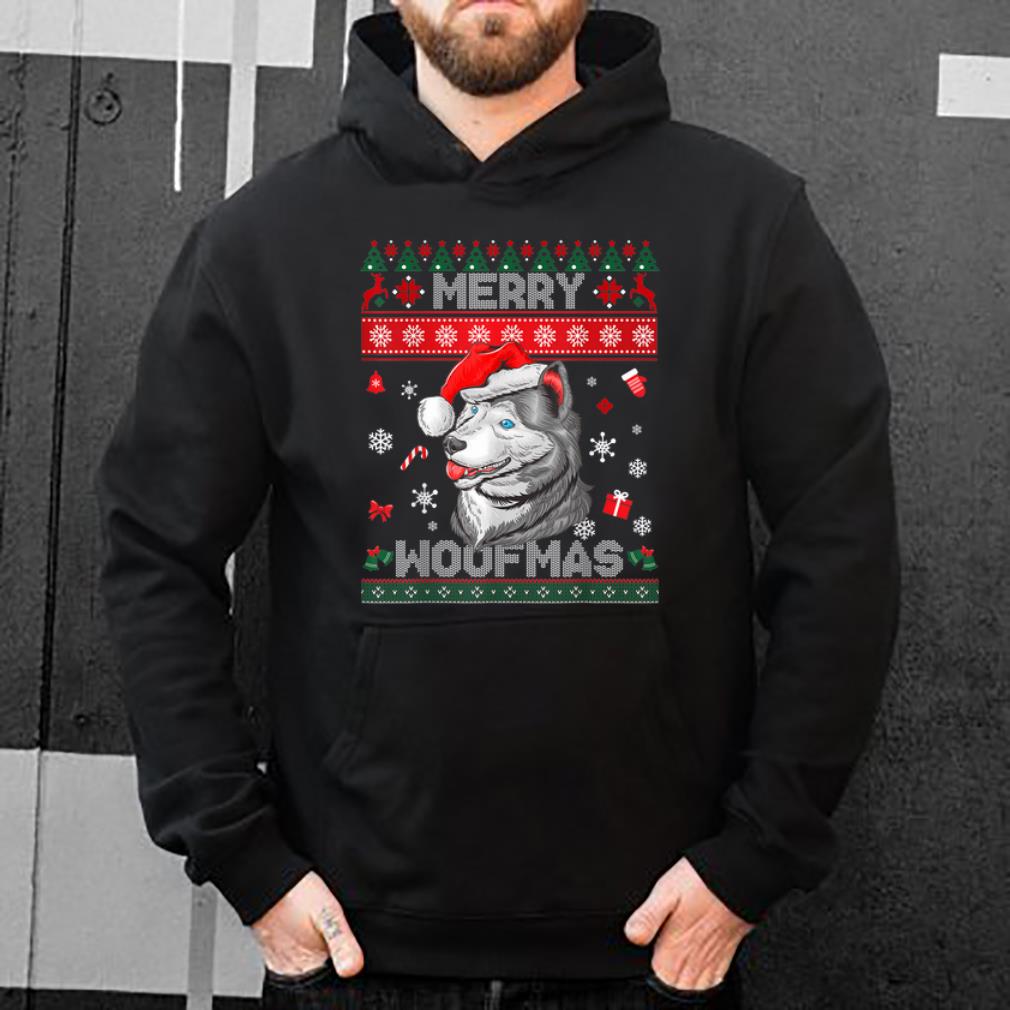 Top Husky Merry Woofmas Gift, Christmas Dog Gift shirt
