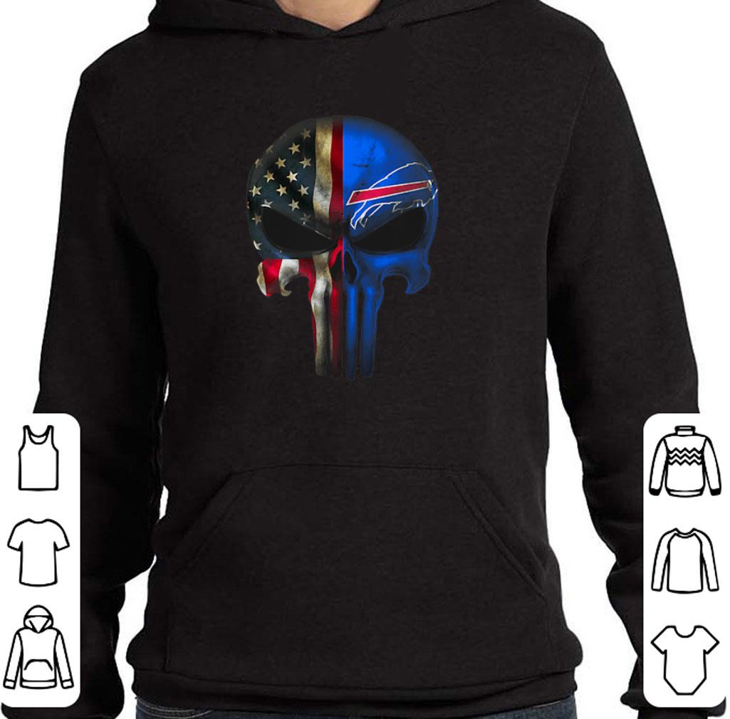 Top Punisher Skull American flag Buffalo Bills shirt