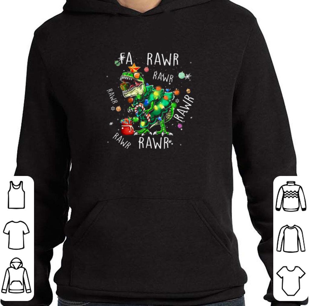 Top T-Rex Dinosaur Fa Rawr Rawr Christmas shirt