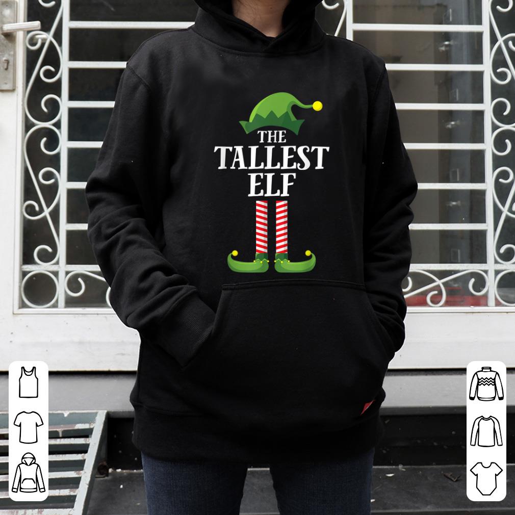 Top Tallest Elf Matching Family Group Christmas Party Pajama shirt