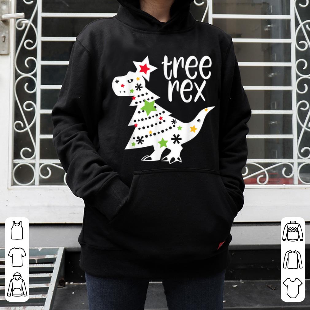 Top Tree Rex Cute Funny T-Rex Dinosaur Christmas Kids Men Women shirt
