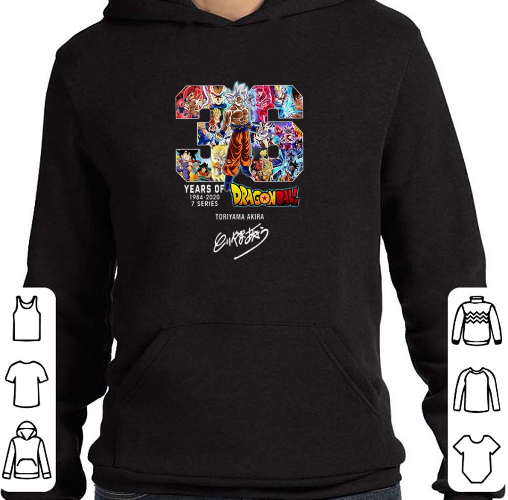 Awesome 36 Years Of Dragon Ball 1984-2020 Toriyama Akira Signature shirt