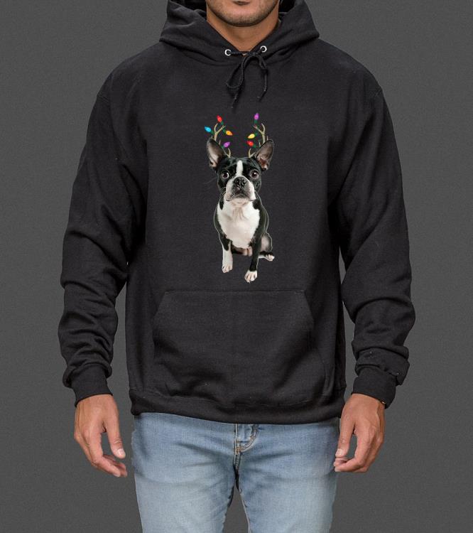 Awesome Boston Terrier Reindeer Christmas Dog sweater
