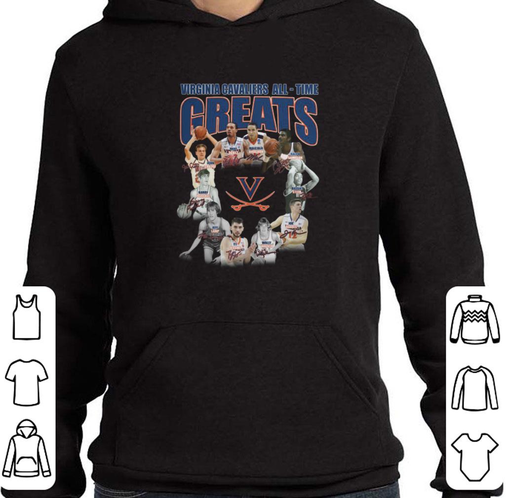 Awesome Virginia Cavaliers all time greats legends all signature shirt