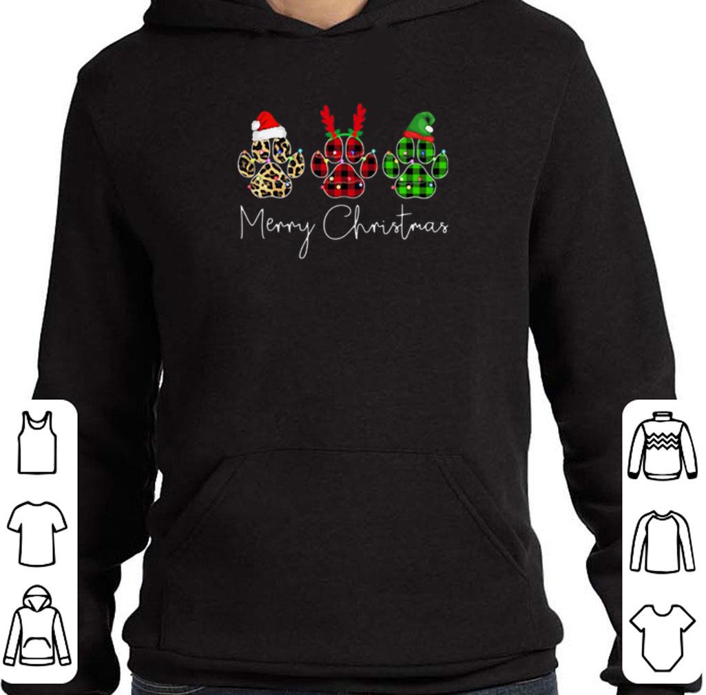 Dog Paws Leopard Plaid Merry Christmas shirt 6 Dog Paws Leopard Plaid Merry Christmas shirt