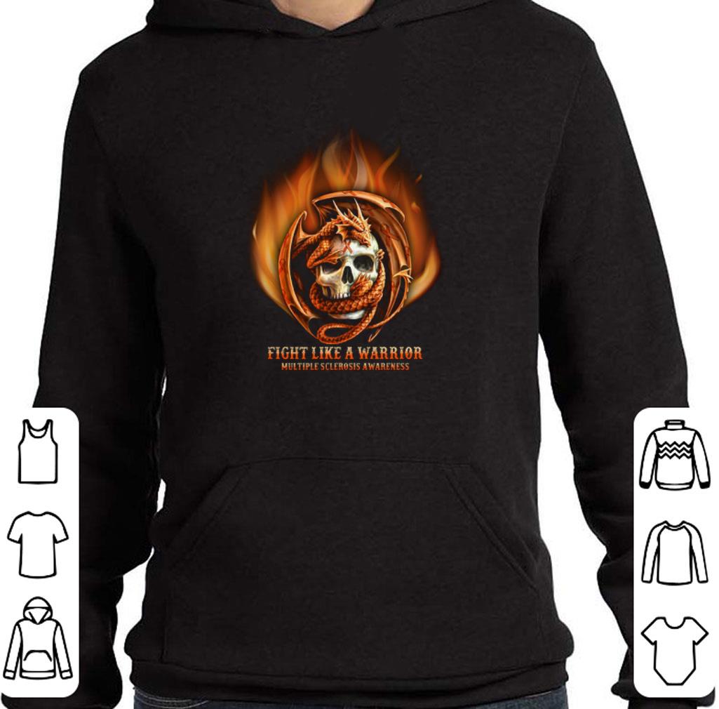 Dragon skull fight like a warrior multiple sclerosis awareness shirt 6 Dragon skull fight like a warrior multiple sclerosis awareness shirt