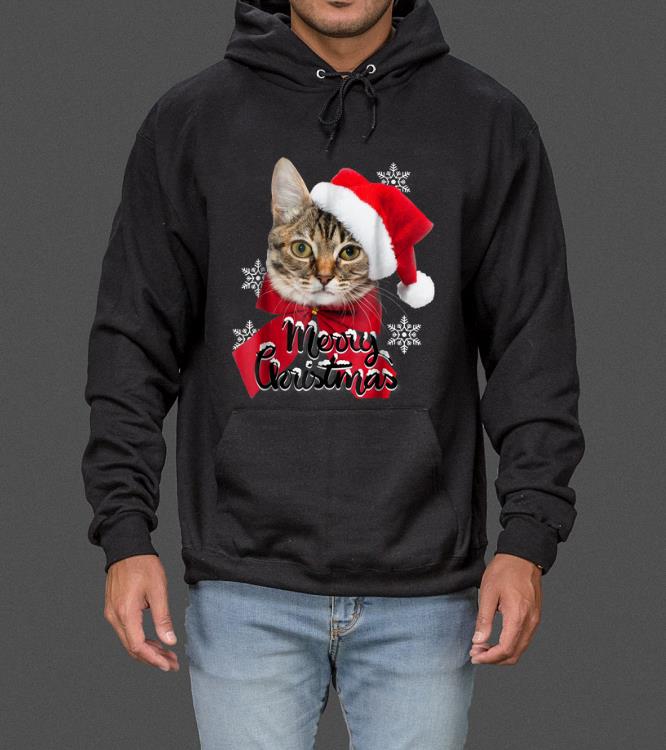 Great Christmas Cat Funny Women Santa Hat Girls 3D Gift sweater