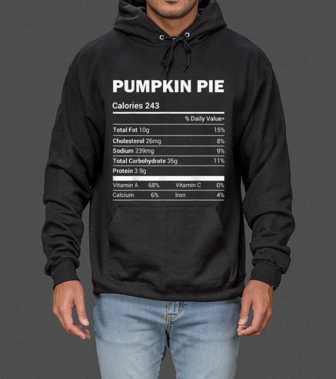 Great Pumpkin Pie Nutrition Tee Funny Matching Christmas Costume sweater