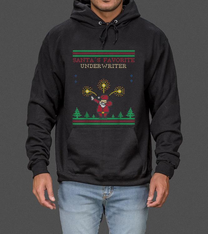 Great Santa's favorite Underwriter funny Christmas ugly sweater