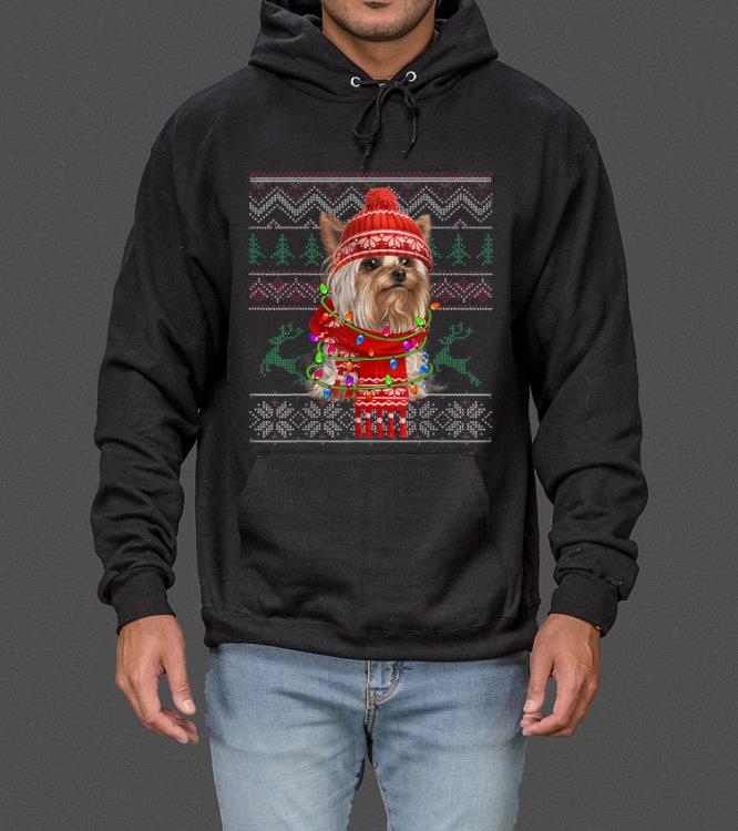 Great Yorkie Ugly Sweater Christmas Gift For Dog Lover sweater