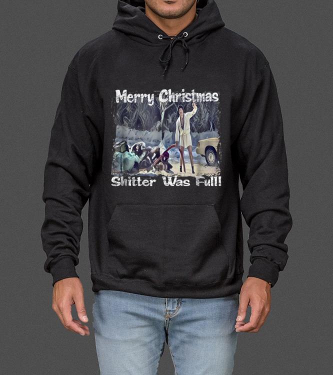 Merry Christmas Shitter Was Full Funny Scene sweater