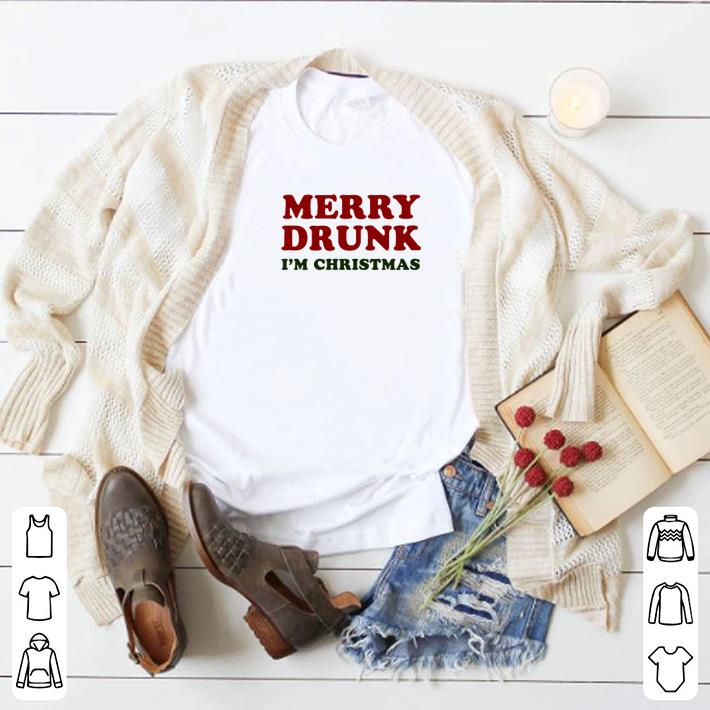 Merry drunk i'm Christmas shirt