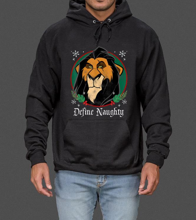 Nice Disney The Lion King Scar Define Naughty Christmas sweater