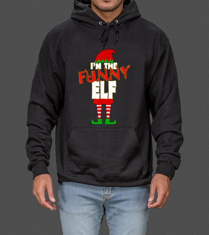 Nice I'm The Funny Elf Christmas Matching Elves Family Group sweater