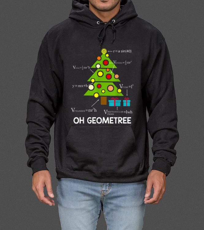 Nice Math Geometry Christmas Tree Geometree Math Teacher Gift sweater