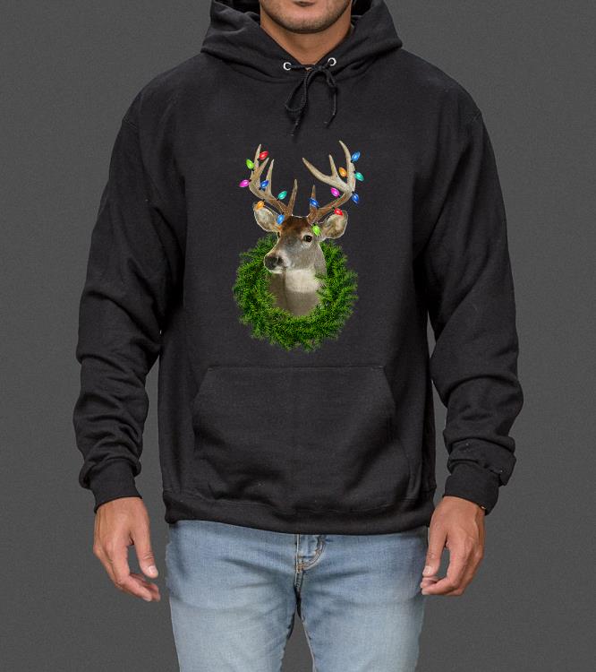 Official Christmas Whitetail Deer Buck Wreath sweater