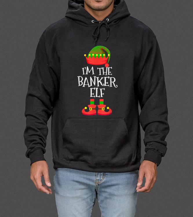 Official I'M THE Banker ELF Christmas Xmas Funny Elf Group Costume sweater