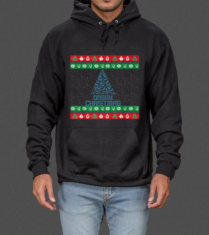 Official Mens Funny Doggy Christmas Tree Ugly Christmas Gift sweater