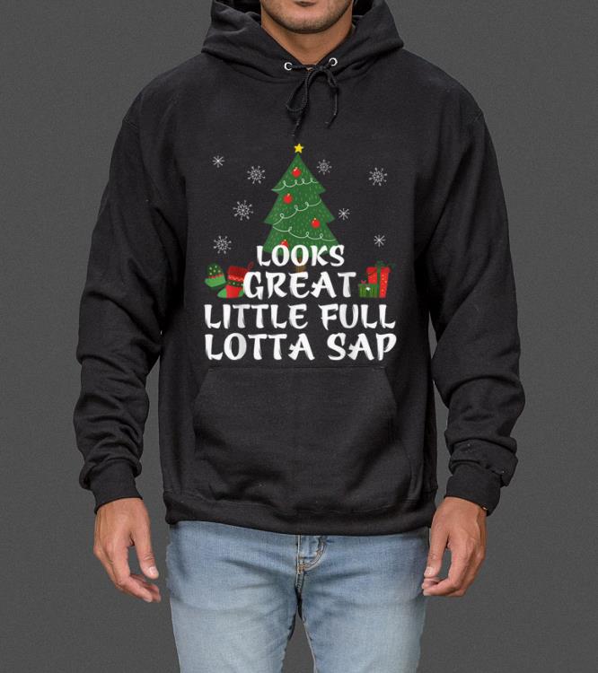 Original Little Full Lotta Sap Tee Christmas Vacation Santa sweater