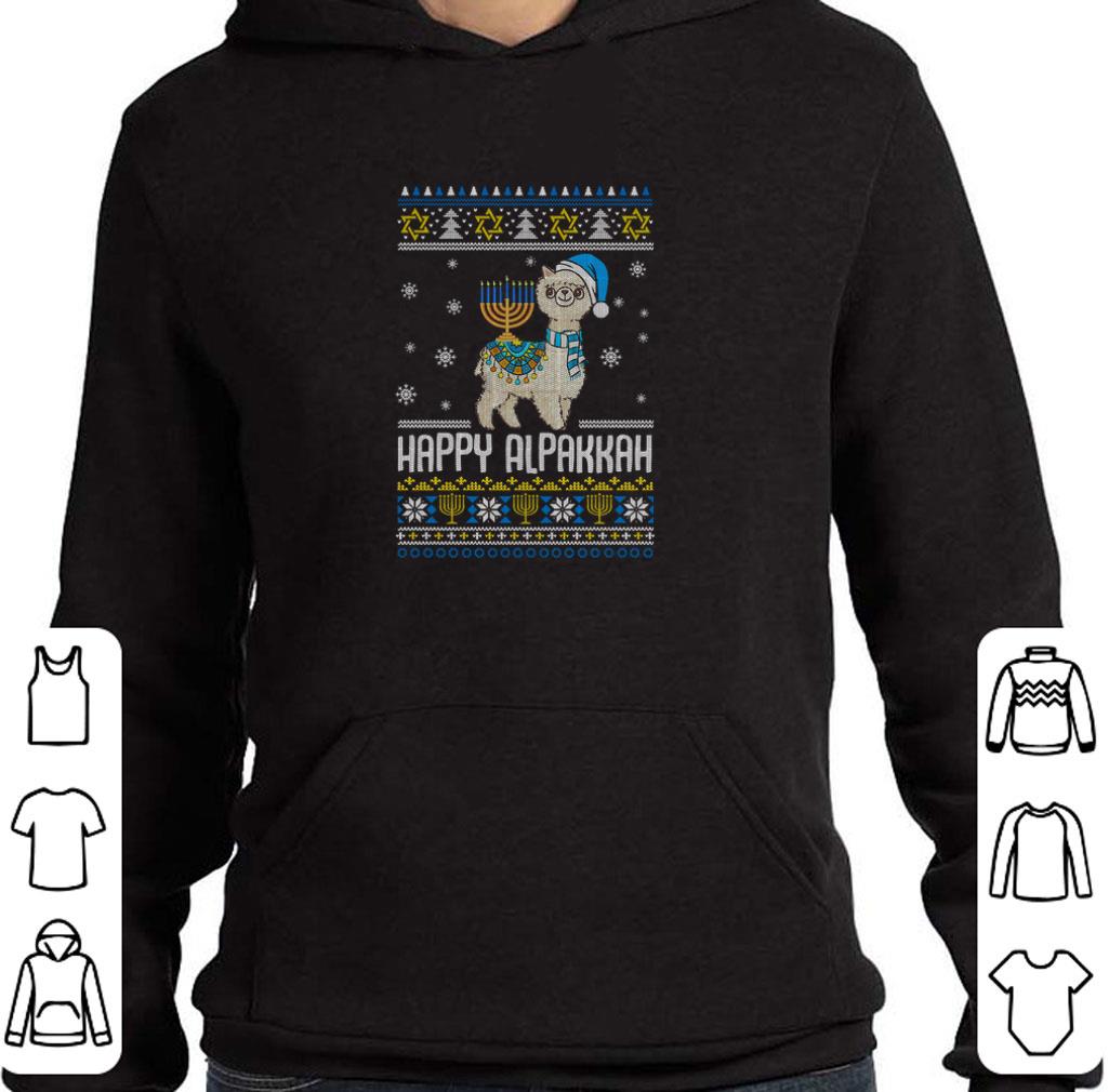 Premium Alpaca Happy Hanukkah ugly Christmas shirt