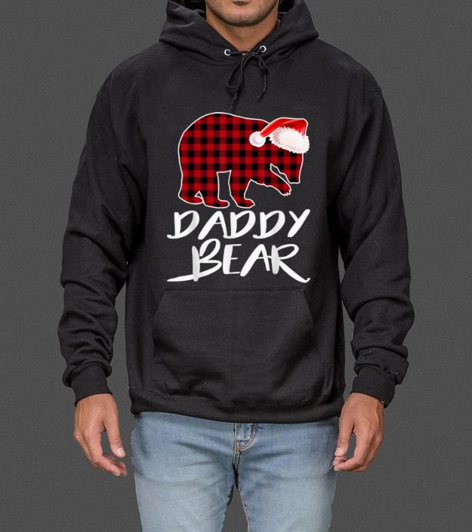 Premium Daddy BEAR Red Plaid Christmas Pajama Matching Family Gift sweater