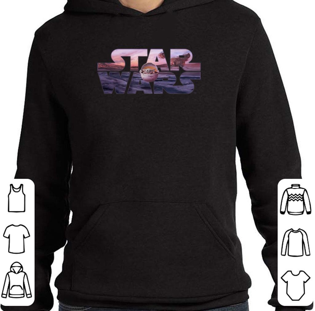 Premium Star Wars The Mandalorian Razor Crest Floating Pod Logo shirt
