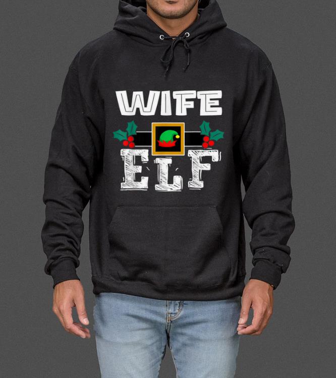 Premium WIFE - ELF Heart Christmas Matching Family Ugly Gift sweater