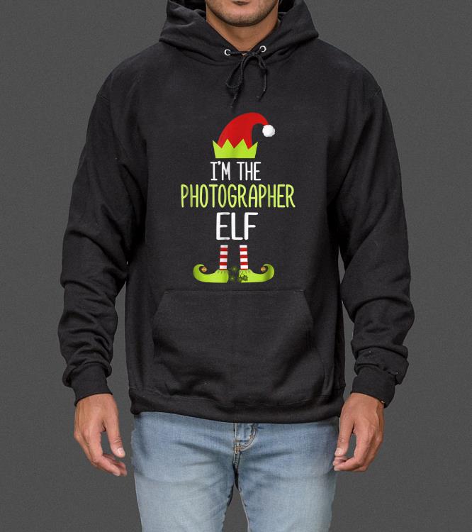 Pretty I'm The Photographer Elf Christmas Family Elf Costume sweater