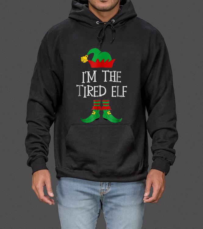 Pretty IM THE TIRED ELF Matching Family Group Christmas PJs sweater