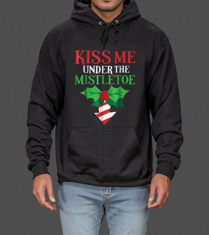 Pretty Naughty Kiss Me Mistletoe Funny Ugly Christmas sweater