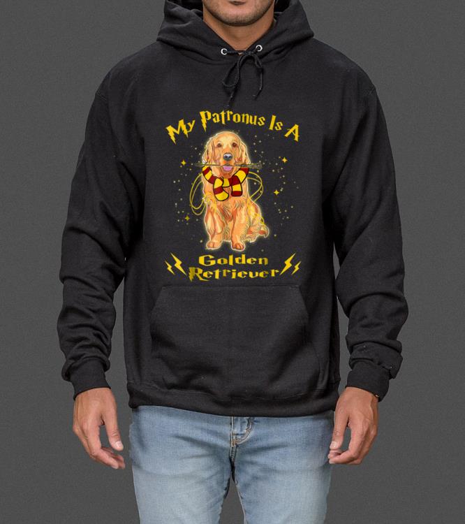 Top My Patronus Is A Golden Retriever Funny Dog Christmas sweater