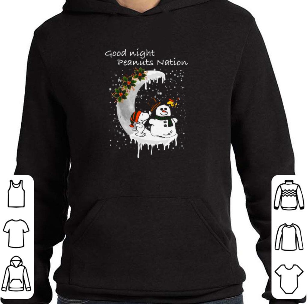 Top Snoopy good night Peanuts nation Christmas shirt