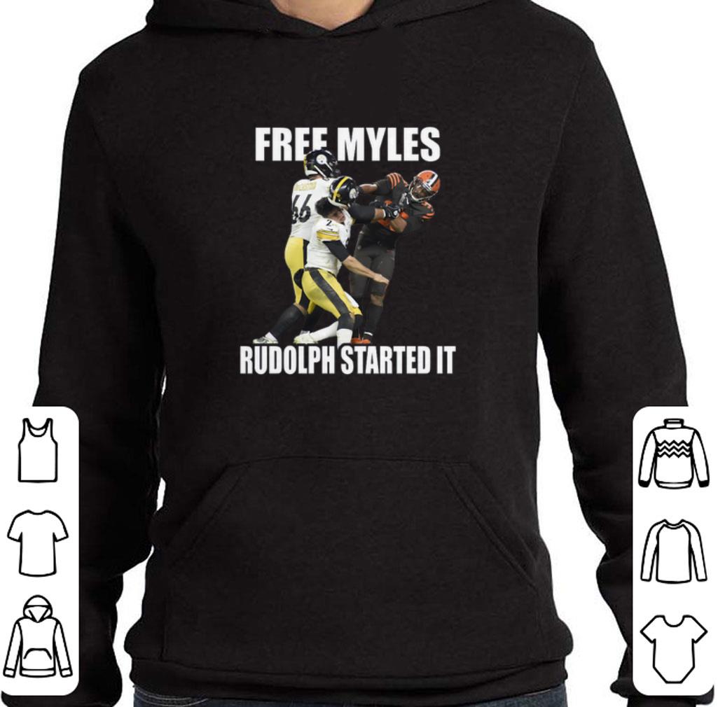 Hot Free Myles Mason Rudolph role in fight with Myles Garrett shirt